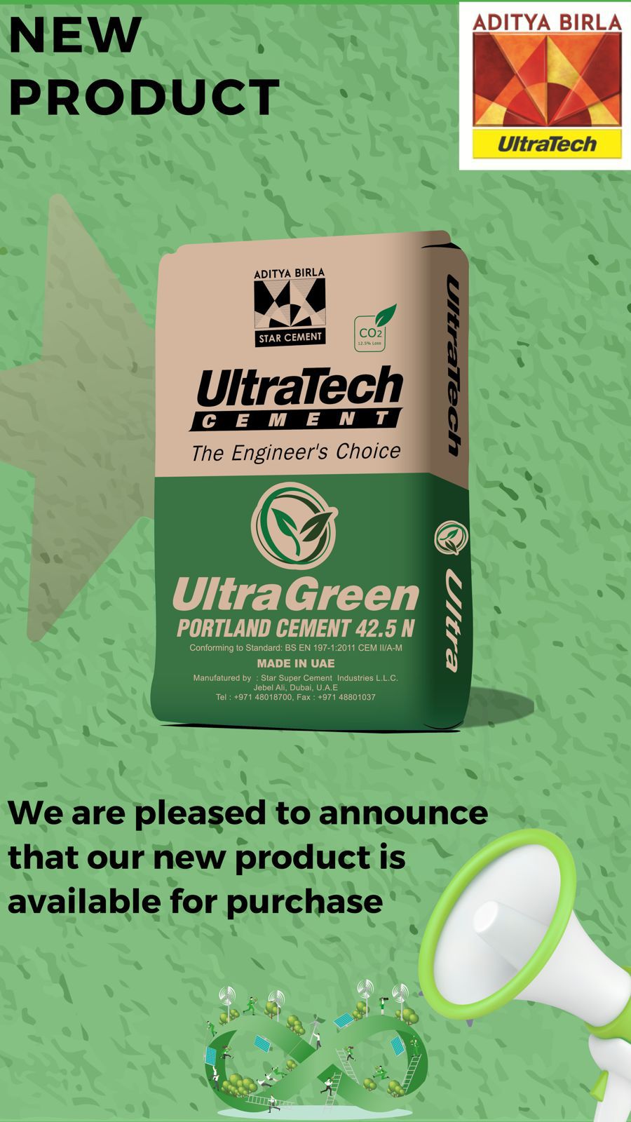ULTRA CEMENT - OPC GREEN